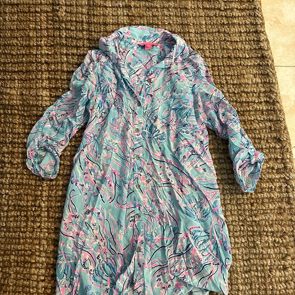 Lilly Pulitzer beach coverup